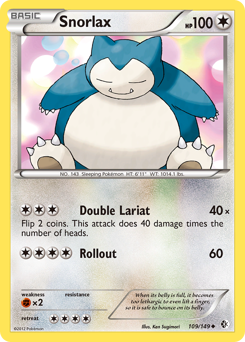 Snorlax card for Boundaries Crossed