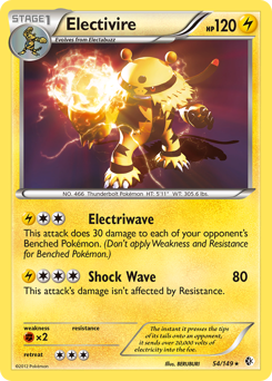 Electivire card for Boundaries Crossed