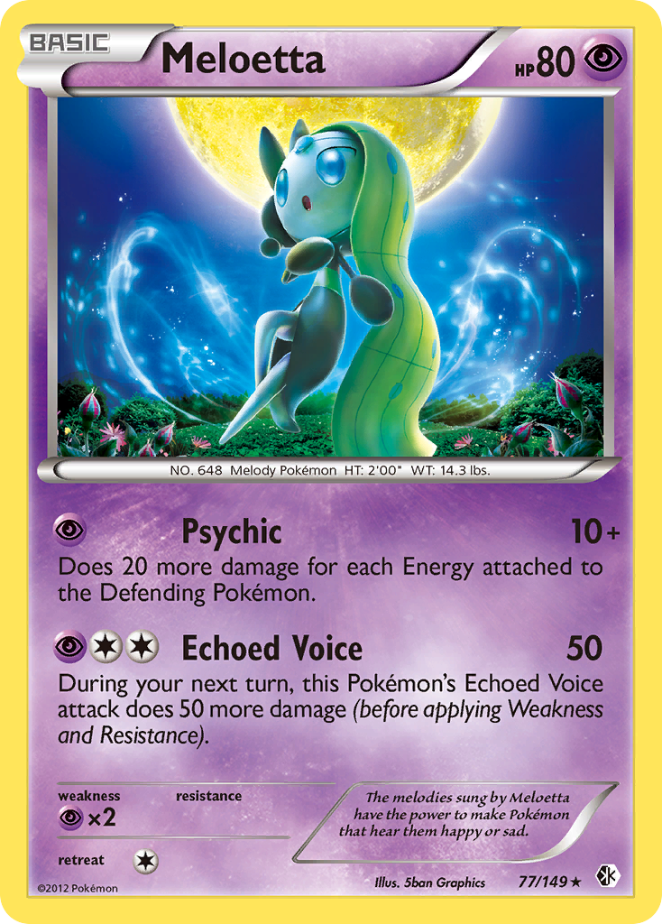 Pokemon TCG - SM7b - 024/050 (U) - Meloetta