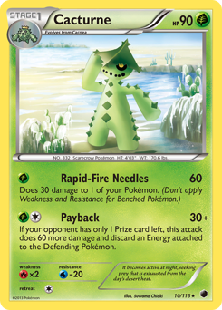 Cacturne card for Plasma Freeze