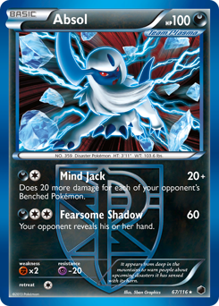 Absol card for Plasma Freeze