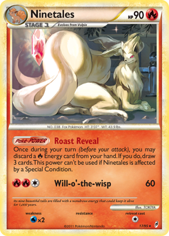 Ninetales card for Call of Legends