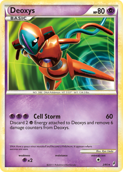Deoxys card for Call of Legends