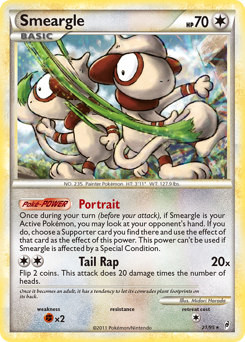 Smeargle card for Call of Legends