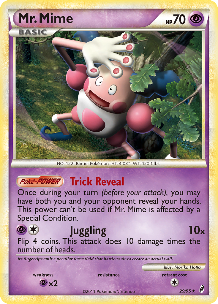 Mr Mime Call Of Legends Pokemon Card