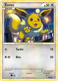 Eevee card for Call of Legends