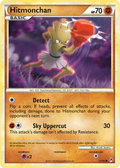 Hitmonchan card for Call of Legends