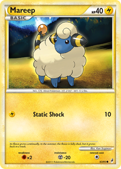 Mareep card for Call of Legends