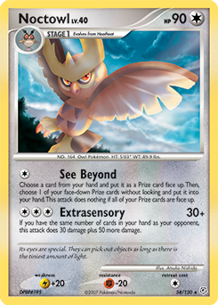 Noctowl card for Diamond & Pearl