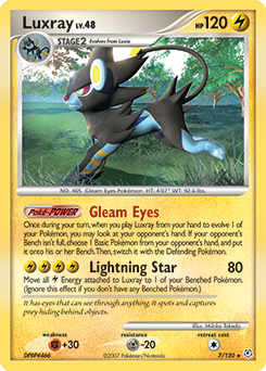 Luxray card for Diamond & Pearl