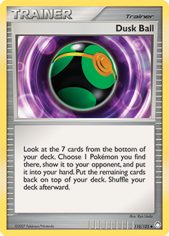 Dusk Ball card for Mysterious Treasures