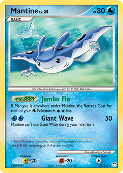 Mantine card for Mysterious Treasures