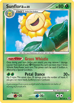 Sunflora card for Secret Wonders