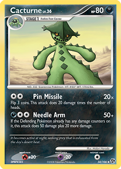 Cacturne card for Great Encounters