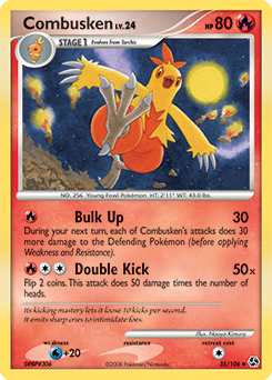 Combusken card for Great Encounters