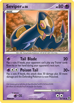 Seviper card for Great Encounters