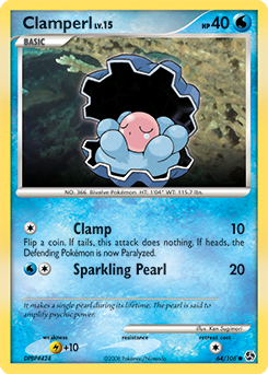 Clamperl card for Great Encounters