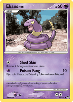 Ekans card for Great Encounters