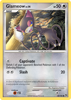 Glameow card for Great Encounters