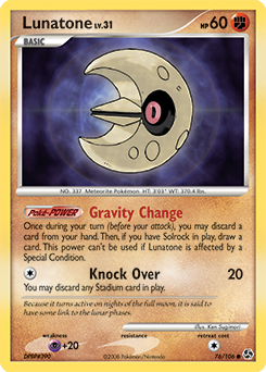 Lunatone card for Great Encounters