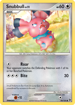 Snubbull card for Great Encounters