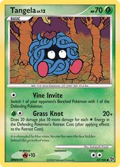 Tangela card for Great Encounters