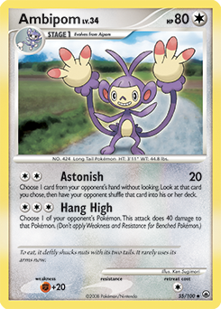 Ambipom card for Majestic Dawn