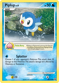 Piplup card for Majestic Dawn