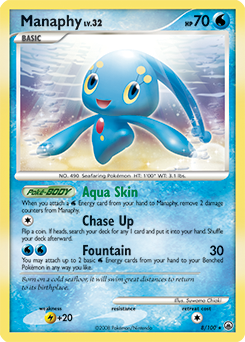 Manaphy card for Majestic Dawn