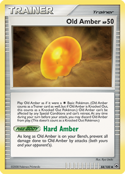 Old Amber card for Majestic Dawn