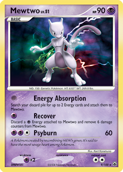 Mewtwo card for Majestic Dawn