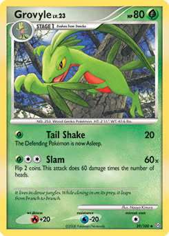 Grovyle card for Stormfront