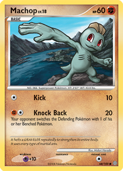 Machop card for Stormfront