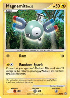 Magnemite card for Stormfront