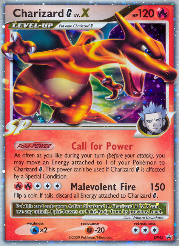 Charizard Pokémon G LV.X DP Black Star Promos, Pokémon