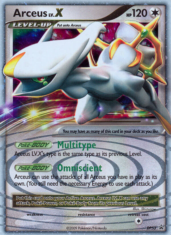 Mavin  Pokémon TCG Arceus LV X Promo Meteor Blast Pokemon Promos DP56  Regular Promo