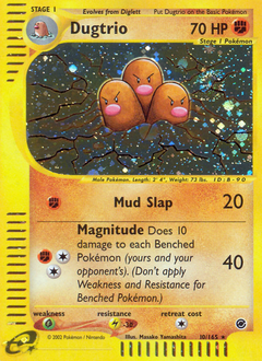 Dugtrio card for Expedition Base Set