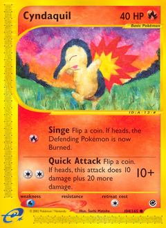 Cyndaquil card for Expedition Base Set