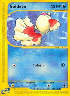 Goldeen card for Expedition Base Set