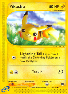Pikachu card for Expedition Base Set