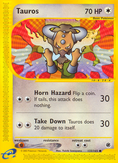 Tauros card for Expedition Base Set