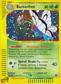 Butterfree card for Expedition Base Set