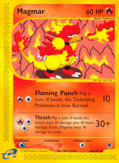 Magmar card for Expedition Base Set