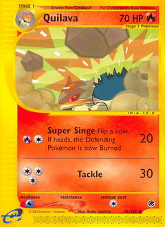 Quilava card for Expedition Base Set