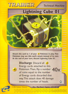 Lightning Cube 01 card for Aquapolis