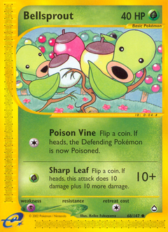 Bellsprout card for Aquapolis