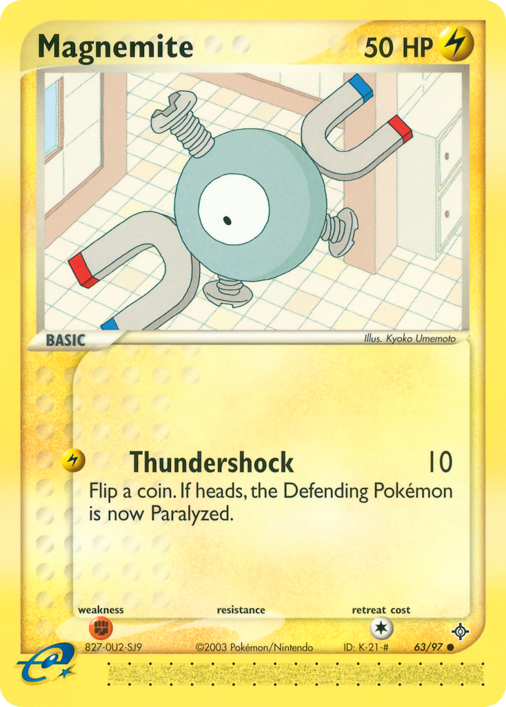 Magnemite 63/97 Pokémon kaart