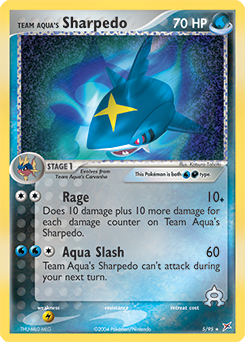 Carta Team Aqua's Sharpedo (5 / 95)