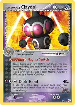 Carta Team Magma's Claydol (8 / 95)