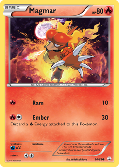 Magmar card for Generations